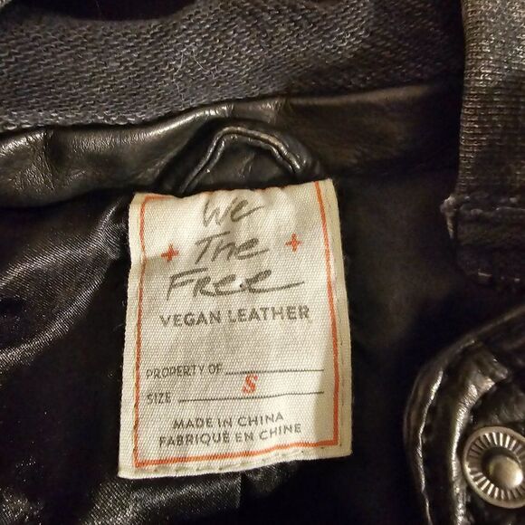 We the Free Monroe Hooded Vegan Jacket Sz S - Picture 6 of 6